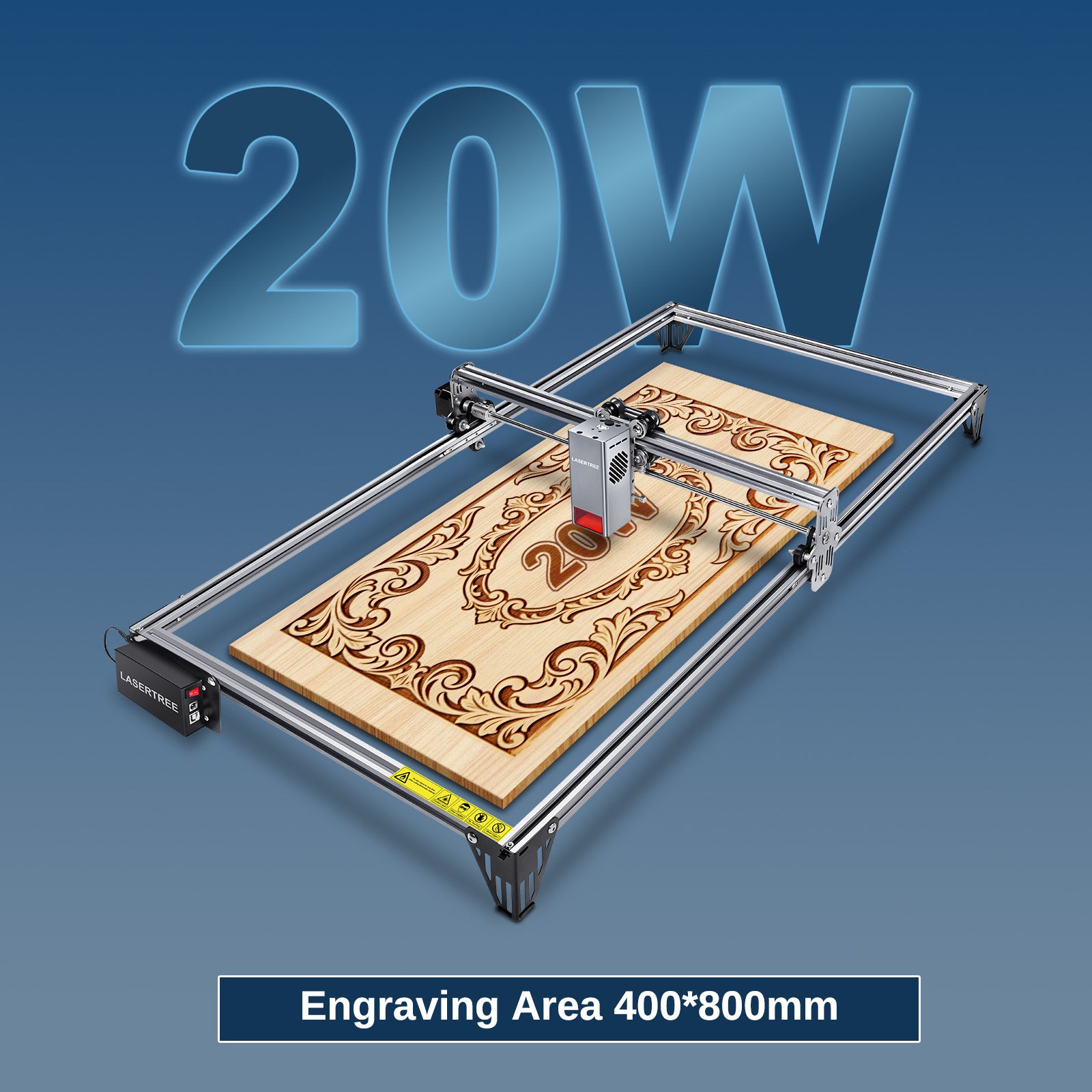 Laser Tree K1 Mini Plus 20W Laser Cutting & Engraving Machine