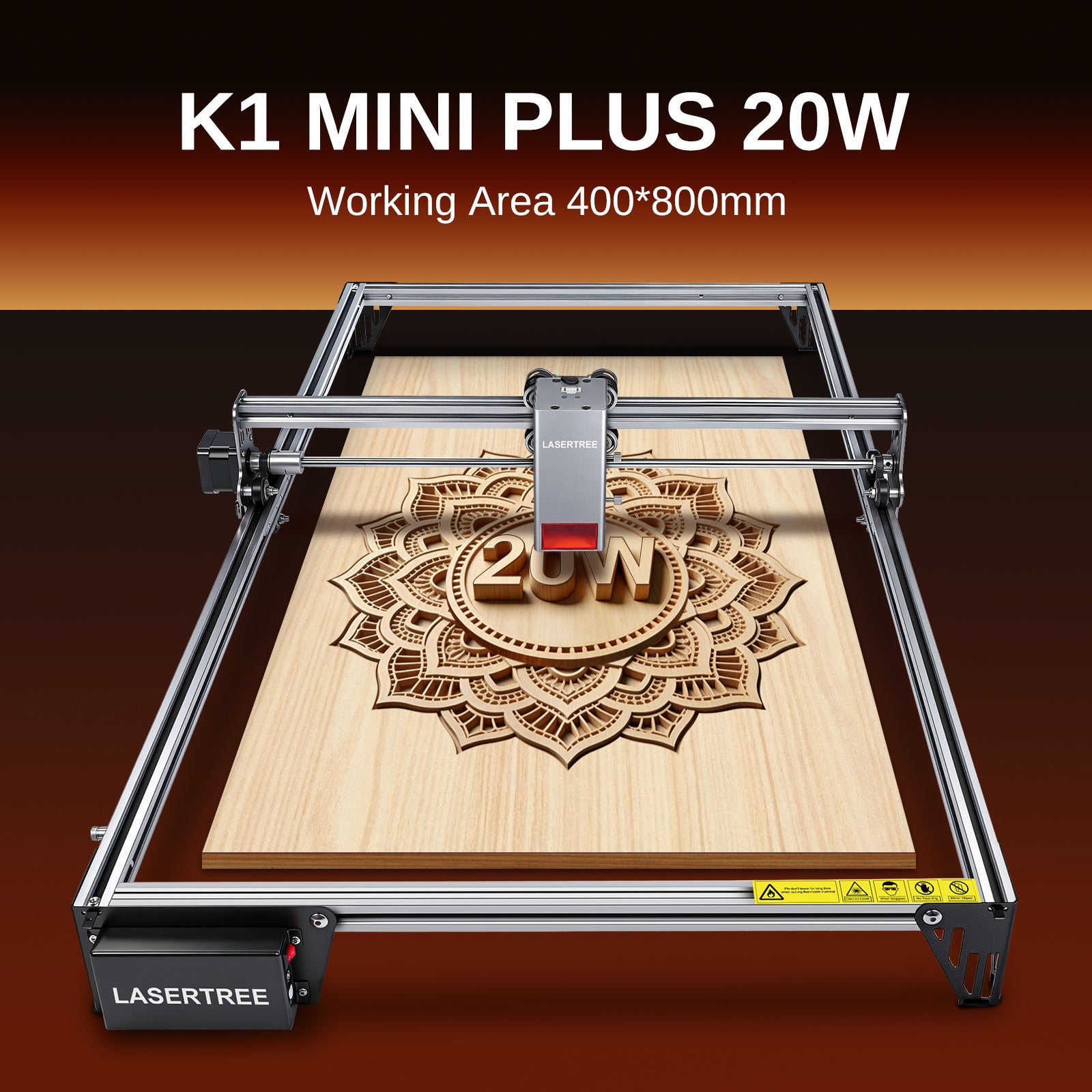 Laser Tree K1 Mini Plus 20W Laser Cutting & Engraving Machine