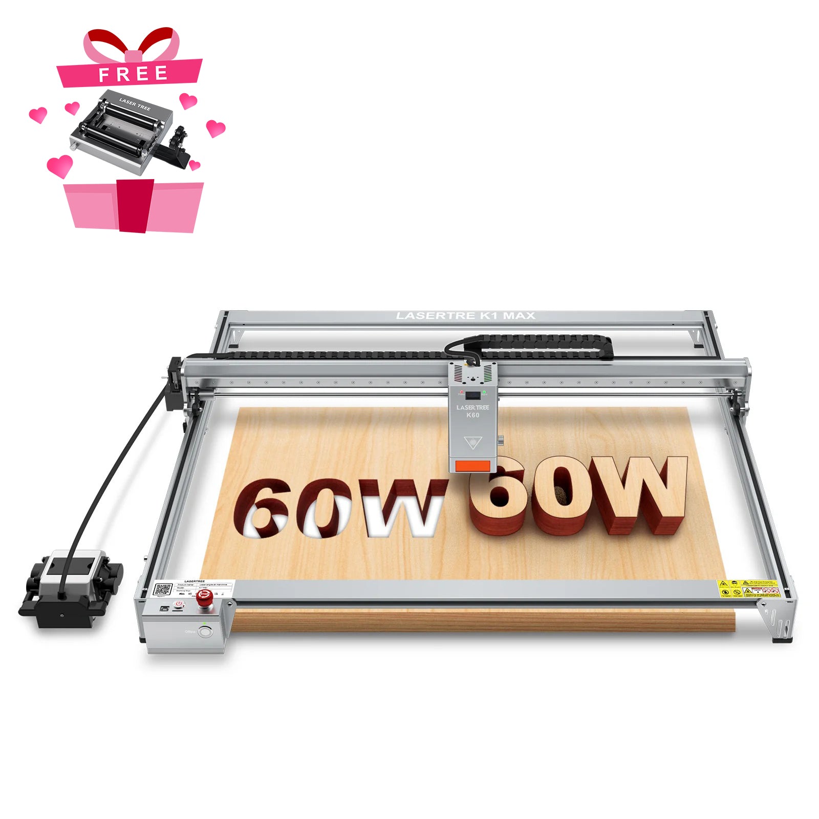 Laser Tree K1 Max 60W Laser Cutting & Engraving Machine