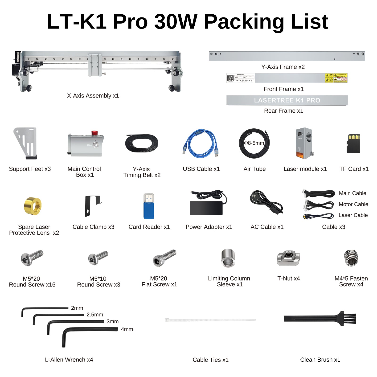 Laser Tree K1 Pro 30W Laser Cutting & Engraving Machine