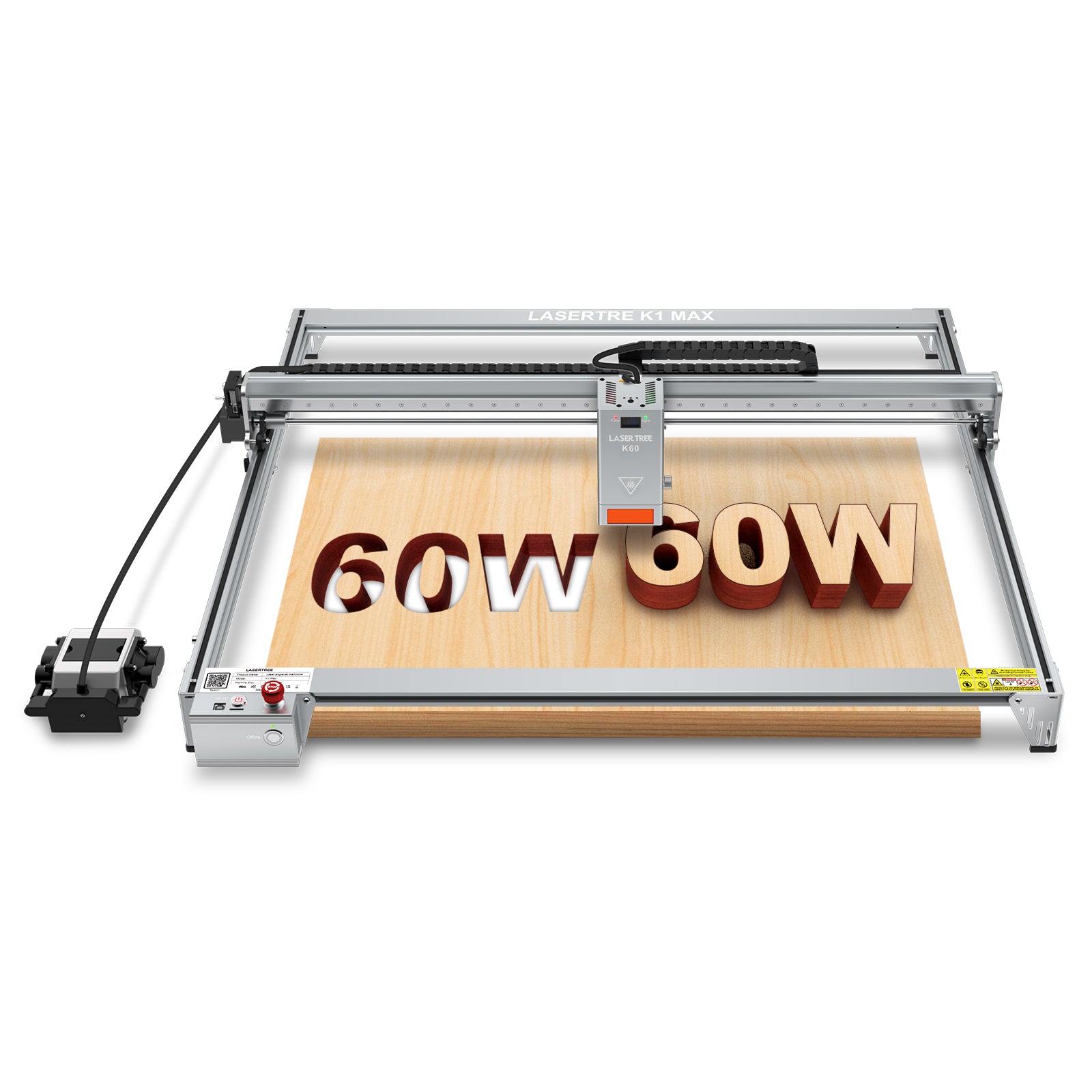 Lasertree K1 Max 60W Laser Engraver 800*600MM Engraving Size