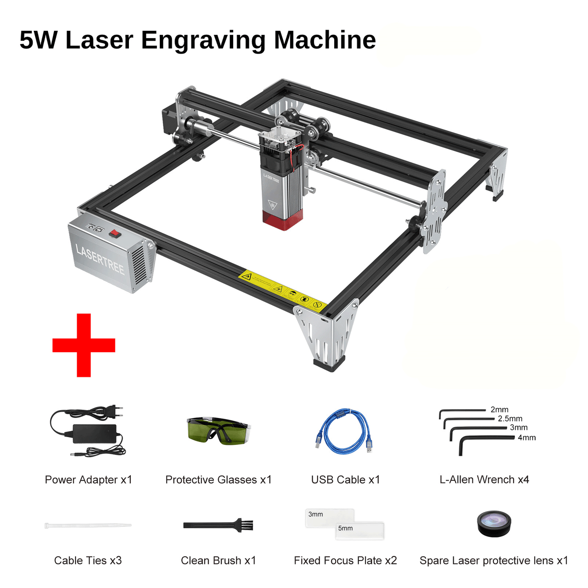 Laser Tree K1 Mini 5W Laser Cutting & Engraving Machine