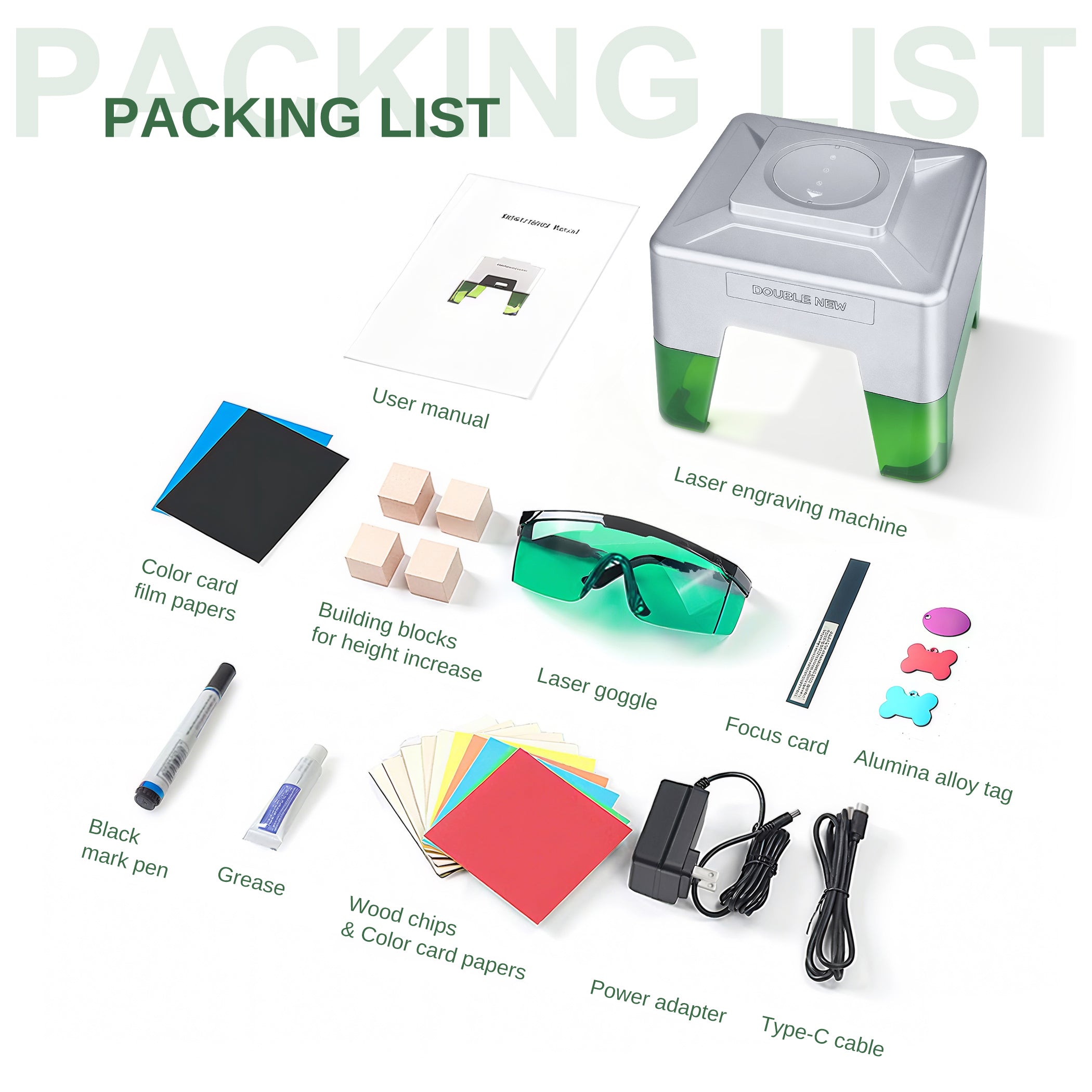 Mini Engraving Machine 3W Portable Desktop Laser Engraver