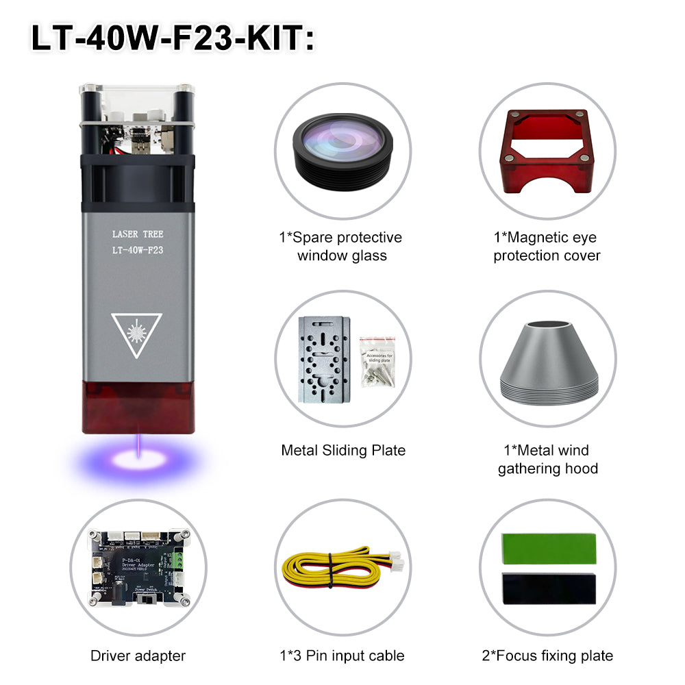 LASER TREE 5W Optical Power Laser Engraver Module - LASER TREE