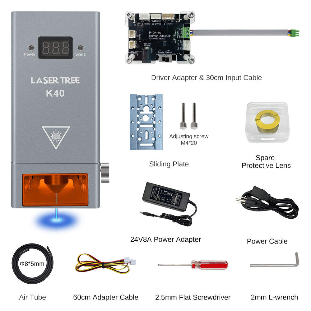 LASER TREE K40 40W+ 光出力レーザーモジュール