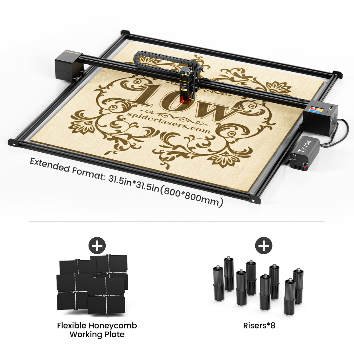 Tyvok Spider X1S Laser Engraver & Cutter