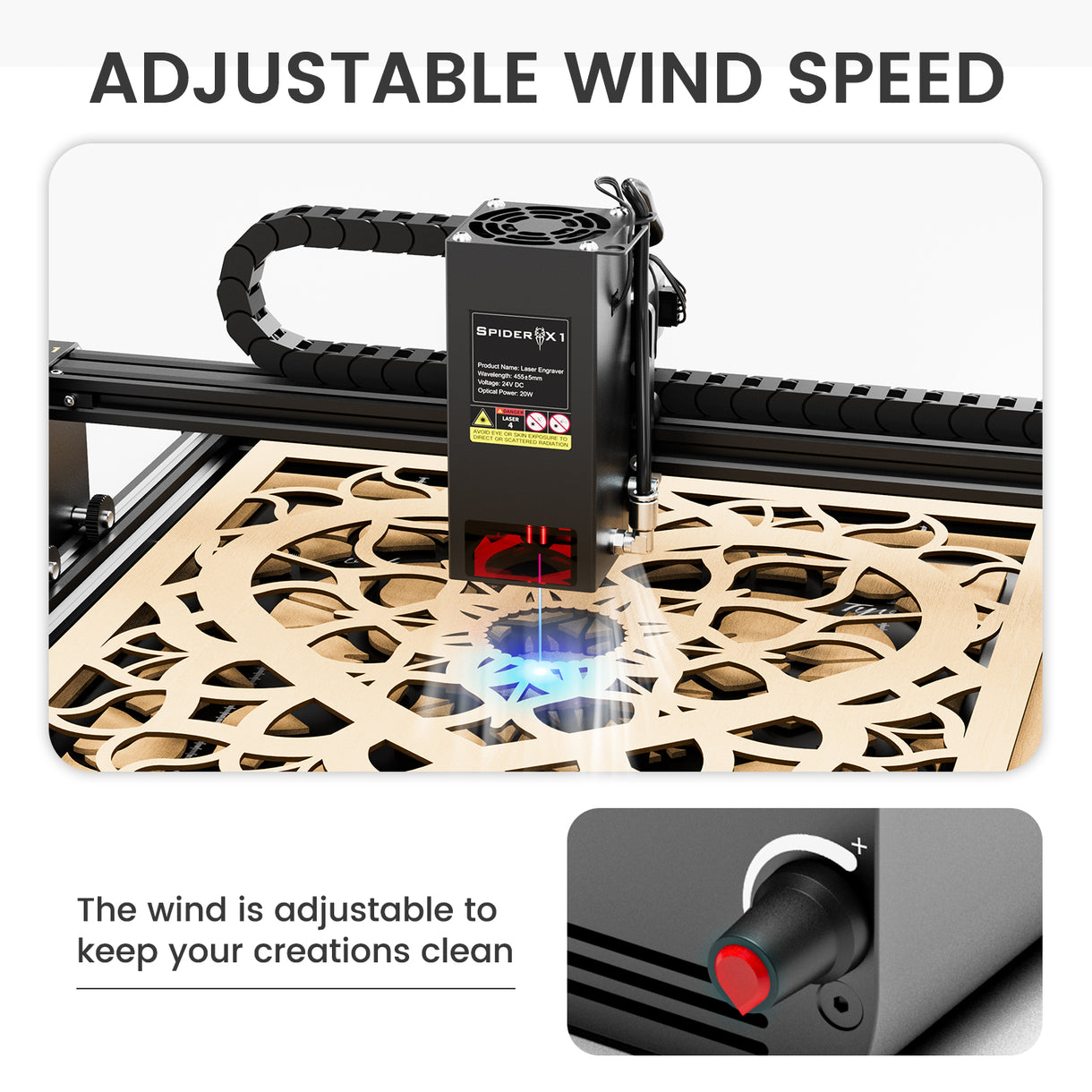 Tyvok Spider X1S Laser Engraver & Cutter