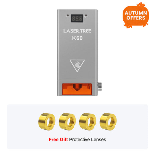 Lasertree K60 60W/40W/20W 電力切り替え可能レーザーモジュール