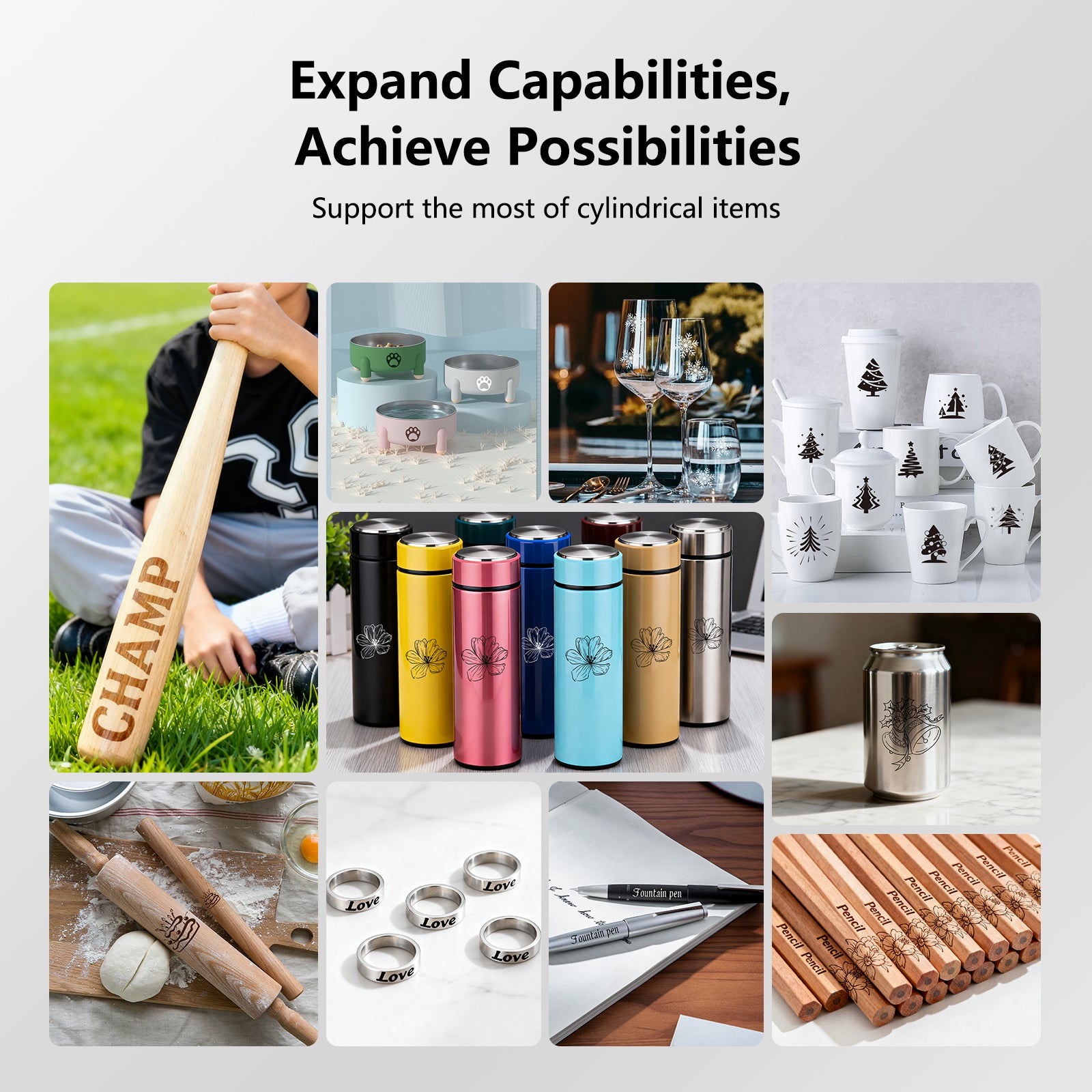 LASER TREE Rotary Roller for Cylinder Engraving