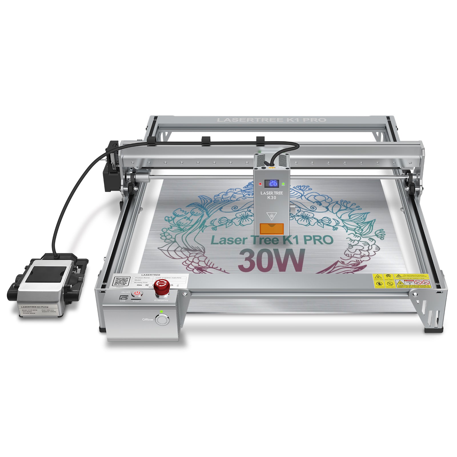 Laser Tree K1 Pro 30W/40W Laser Cutting & Engraving Machine