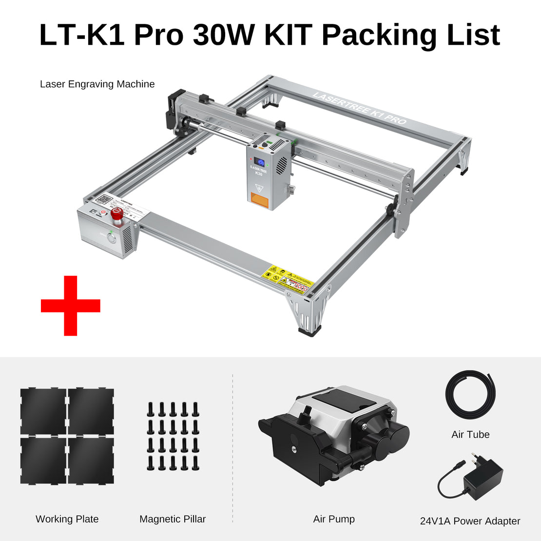 Laser Tree K1 Pro 30W/40W Laser Cutting & Engraving Machine