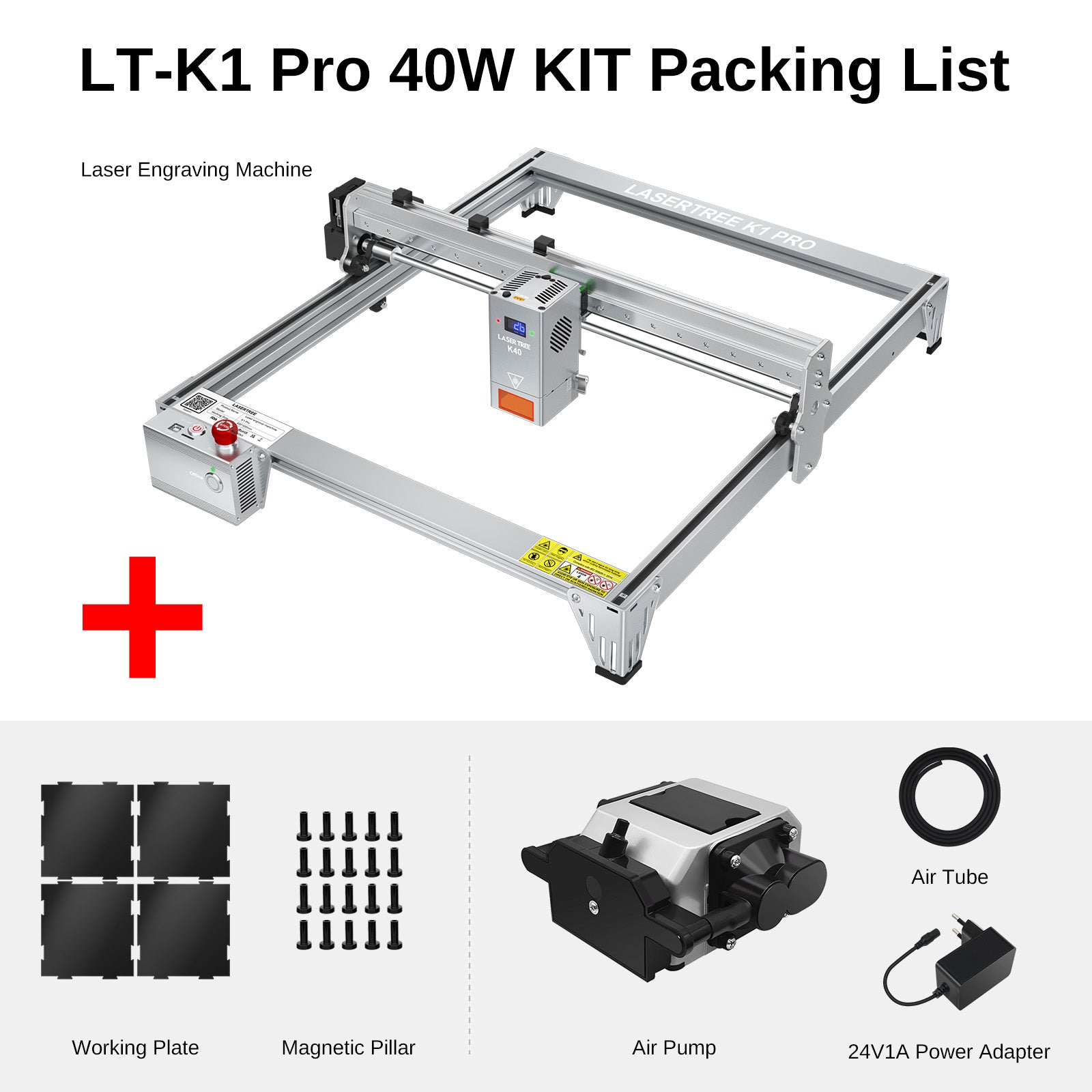 Laser Tree K1 Pro 40W Laser Cutting & Engraving Machine