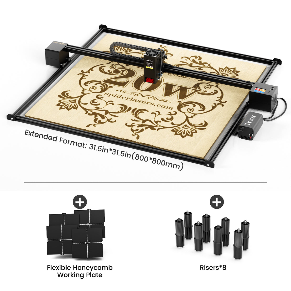 Tyvok Spider X1S Laser Engraver & Cutter