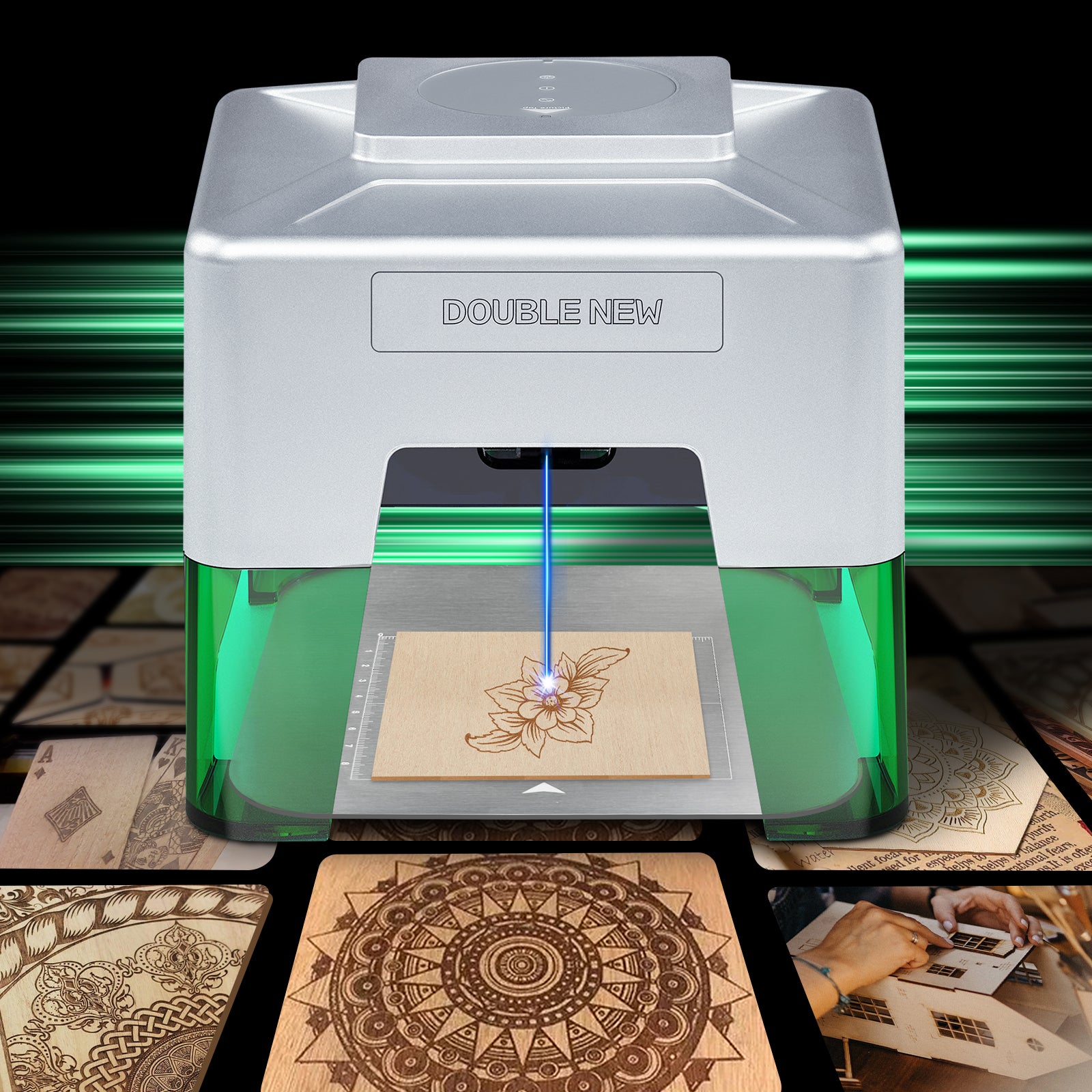 Mini Engraving Machine 3W Portable Desktop Laser Engraver