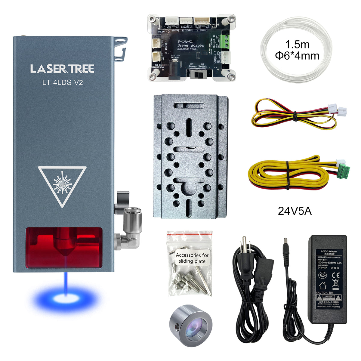 Optical Module Laser Distribution LASER TREE 20W Optical Power Laser Cutting Module