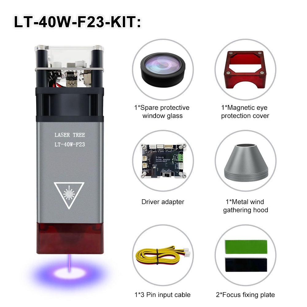 LASER TREE 5W Optical Power Laser Engraver Module - LASER TREE