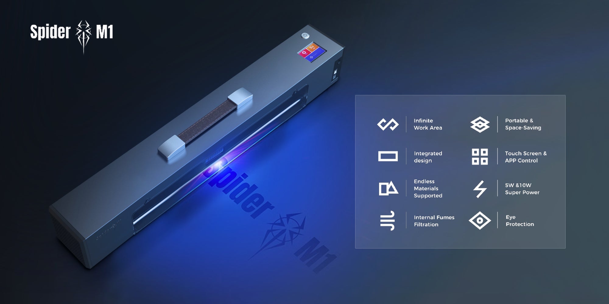 Spider M1 Portable Laser Engraver & Cutter
