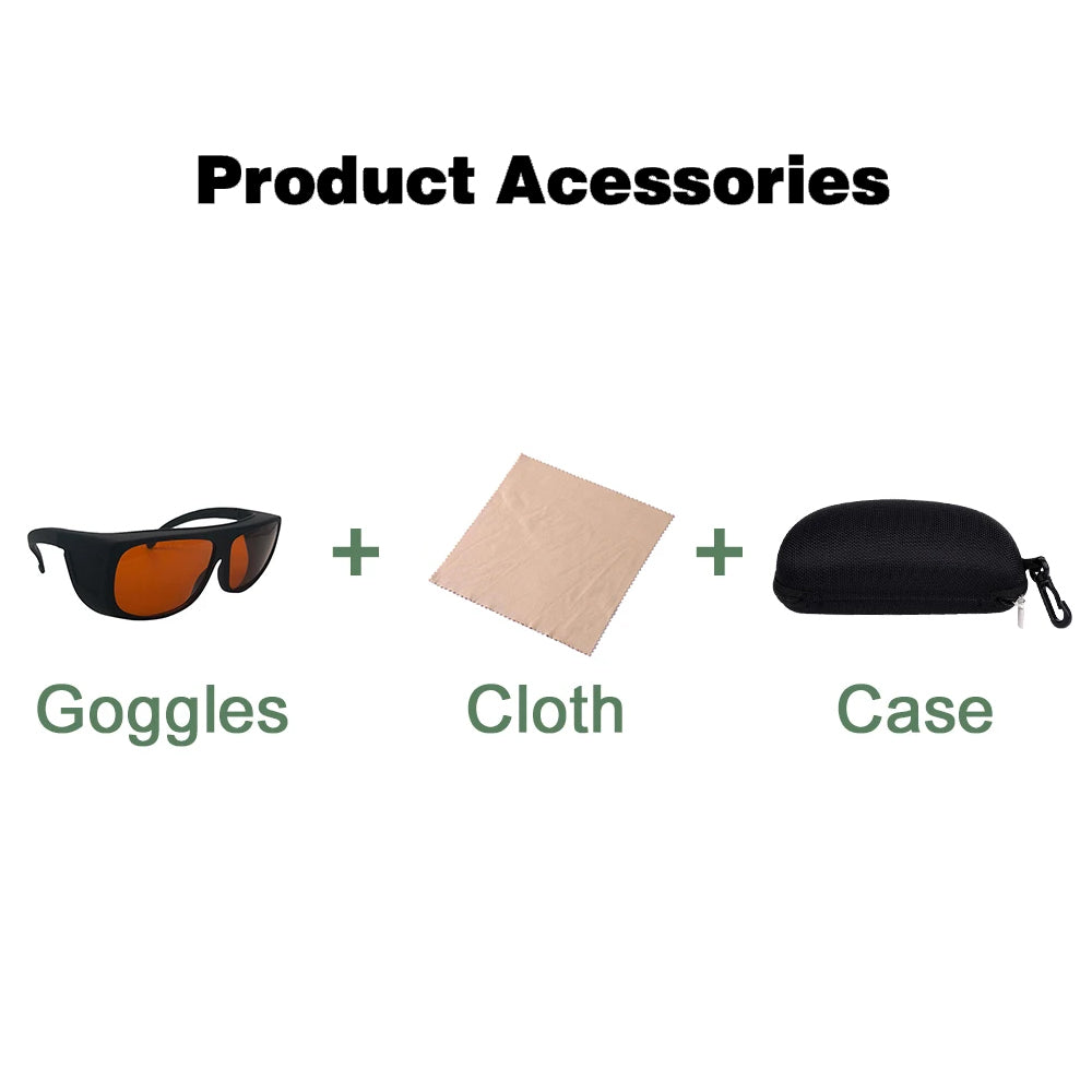 LASER TREE Laser Safety Goggles Protective Glasses 190-550 & 800-1100nm OD4+