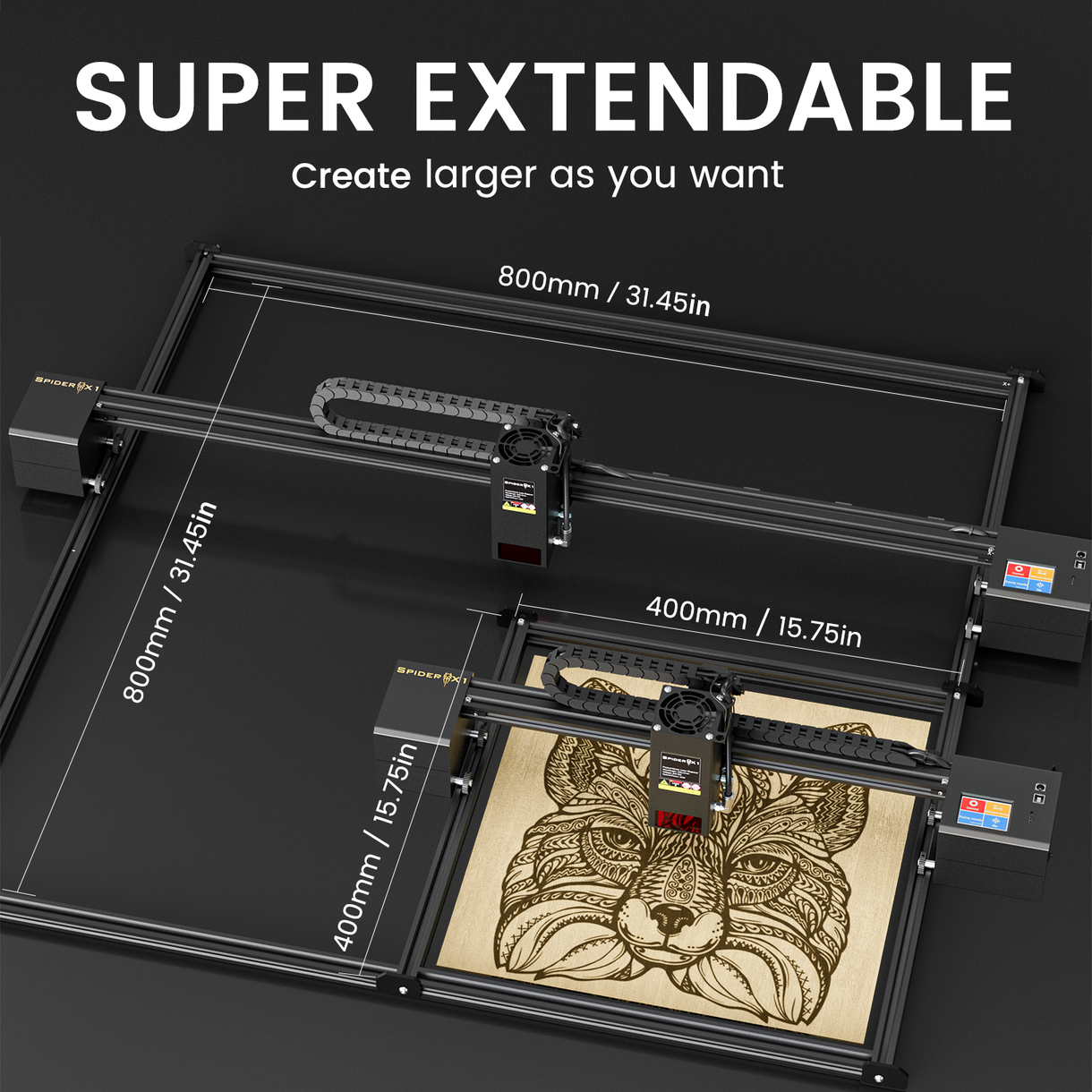 Tyvok Spider X1S Laser Engraver & Cutter