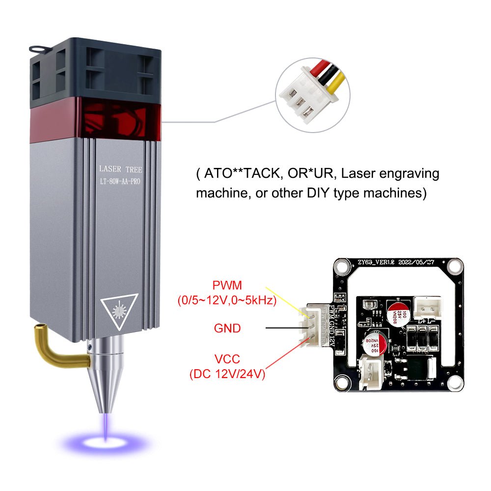 LASER TREE 10W Optical Output Power Laser Cutter Module - Laser Tree